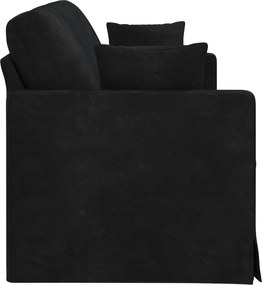 vidaXL Καναπές Μαύρο