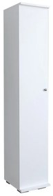 Ντουλάπι-Στήλη Juan 120-000238 30x35x177cm White Μοριοσανίδα, Μελαμίνη