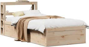 vidaXL Πλαίσιο Κρεβατιού Κεφαλάρι 75x190εκ. Μασίφ Πεύκο