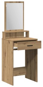 vidaXL Τουαλέτα με Συρτάρια Artisan Oak 50x41x140 εκ