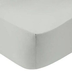 Κατωσέντονο Cotton Feelings με λάστιχο 106 Light Grey Υπέρδιπλο (180x200+30)