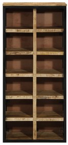 vidaXL Ντουλάπα παπουτσιών  50x30x110 εκ. Μασίφ Ξύλο Μάνγκο