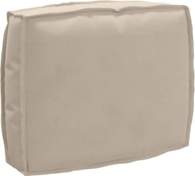 vidaXL Σετ Μαξιλαριών Πάγου 2 pcs Taupe Ύφασμα Όξφορντ