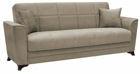 Καναπές Κρεβάτι Τριθέσιος ArteLibre JULIAN 3S Ανοιχτό Καφέ 232x85x90cm