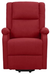 vidaXL Πολυθρόνα Ανακλ. Μπορντό Υφασμάτινη