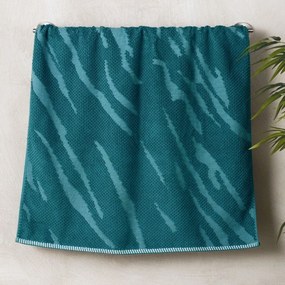 Πετσέτα History 07 Petrol Kentia Hand 30x50cm 100% Cotton