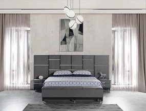 Stewehome Σετ Κρεβατοκάμαρας γκρι 160x200 cm
