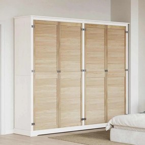 vidaXL Πόρτες Ντουλάπας Other με πόρτα 4 pcs Καφέ 201 x 59.5 x 2.1 εκ