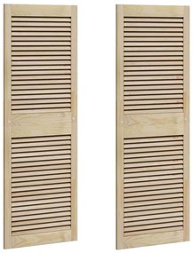 vidaXL Πόρτα Ντουλάπας με πόρτα 2 pcs Φυσικό 140.5 x 2.1 x 49.5 cm