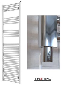 Thermo ALTO Θερμαινόμενη πετσετοκρεμάστρα από Mild Steel με ηλεκτρική λειτουργία, 176x50cm Chrome