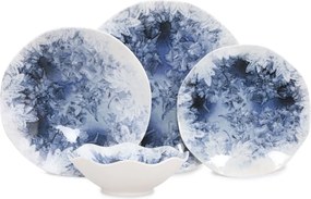 Dinner Set (24 Pieces) GBSNES24Y4101968 Blue
White