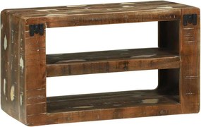 vidaXL Ντουλάπι TV Πολύχρωμο 60 x 32 x 36 εκ. Μασίφ ανακυκλωμένο ξύλο