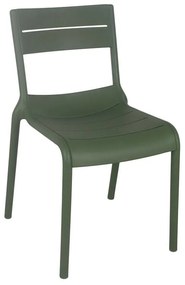 SERENA Καρέκλα, Στοιβαζόμενη PP - UV Πράσινο -  51x56x82cm