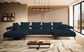 Γωνιακός καναπές Magnito Plus-Gkri Skouro-Αριστερή