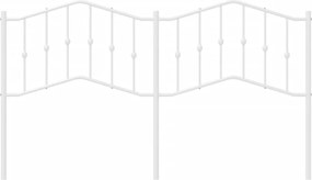 vidaXL Ανταλλακτικό κεφαλάρι Λευκό 160 εκ. Μεταλλικό