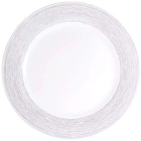 Πιάτο Ρηχό Elegancy NW24010021 Φ24cm White-Grey Max Home Πορσελάνη