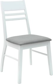 vidaXL Καρέκλες φαγητού 2 pcs Λευκό 43 x 54 x 89 εκ.