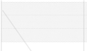 vidaXL Γκρι Εξάγωνος Φράκτης 1x100 μ Σίδερο