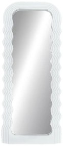 Καθρέπτης Maraya Inart λευκό PP 46x3.2x110εκ 46x3.2x110 εκ.