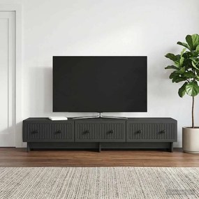 VidaXL Ντουλάπι TV 147 x 34,5 x 30 εκ Μαύρο Επεξεργασμένο Ξύλο