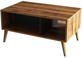 Τραπέζι Σαλονιού Exxen 389MZA1412 90x41,6x54cm Walnut-Anthracite
