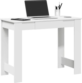 Γραφείο vidaXL Λευκό 100x45x75 cm Κατασκευασμένο ξύλο