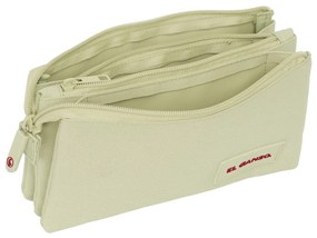 Τριπλή Κασετίνα El Ganso Beige Μπεζ 22 x 12 x 3 cm