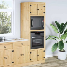 vidaXL Ντουλαπιού (Cabinet) SKI Μέλι Καφέ 66 x 58 x 207 εκ