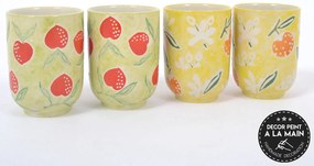 Σετ Κούπες Layana με διαστάσεις 7x7x10cm - 4 τεμάχια