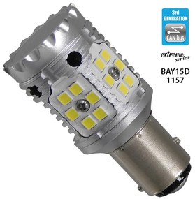 Λαμπτήρας LED Extreme Series Can-Bus 3ης Γενιάς με βάση 1157 28W 12v Ψυχρό Λευκό 6000k GloboStar 81236