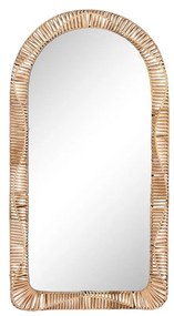 Τοίχο καθρέφτη Home ESPRIT Φυσικό Τροπικό 61,5 x 7 x 117 cm