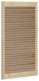 vidaXL Πόρτα Ντουλάπας με πόρτα 2 pcs Φυσικό 140.5 x 2.1 x 49.5 cm
