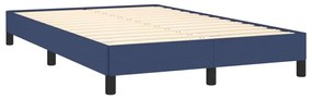 vidaXL Πλαίσιο Κρεβατιού χωρίς στρώμα Μπλε 120x190 εκ. Υφασμάτινο