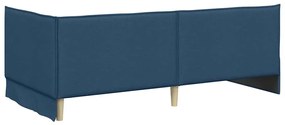 vidaXL Κρεβάτι Γωνίας με κεφαλάρι Μπλε 80 x 200 cm ύφασμα