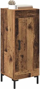 vidaXL Πλαϊνό γραφείο Olden Παλιό Ξύλο 34,5 x 34 x 90 εκ.