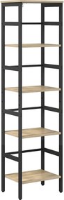 vidaXL Ράφι Βιβλίων Δρύς Sonoma 40 x 29,5 x 149 εκ Επεξεργασμένο ξύλο