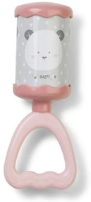 Κουδουνίστρα Saro Panda Pink 21439