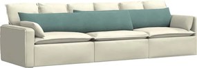 VidaXL Μαξιλάρι Καναπέ 2 τμχ. Βελούδο Θαλασσί 200 x 40 εκ.