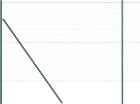 vidaXL Στύλος Περιφράξεων Πράσινο 50 x 1,5 μ (δίχτυ 50 χιλ)