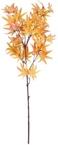 Τεχνητό Κλαδί Maple 20264 25x90cm Orange GloboStar Πολυαιθυλένιο,Ύφασμα