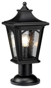 Επιδαπέδιο Φωτιστικό Κολονάκι 1xE27 Μαύρο IP44 47cm Bedford QZ-BEDFORD3-M Elstead Lighting QZ-BEDFORD3-M Μαύρο