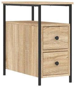 vidaXL Κομοδίνα 2 τεμ. Sonoma Δρυς 30 x 60 x 60 εκ. από Επεξεργ. Ξύλο