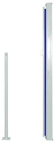 vidaXL Σκίαστρο Πλαϊνό Συρόμενο Μπλε 160 x 500 εκ.