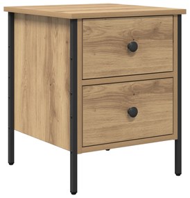 vidaXL Κομοδίνο Artisan Oak 40x42x50 εκ. Επεξεργασμένο Ξύλο