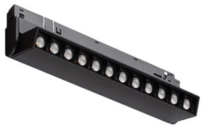 Μαγνητικό Γραμμικό Φωτιστικό Ράγας LVM LED 9W Μαύρο Κινητό 3000Κ LVM Focus Out 10145 Nowodvorski-10145-Μαύρο 10145