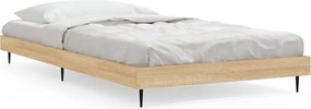 vidaXL Πλαίσιο Κρεβ. Χωρ. Στρώμα Sonoma Δρυς 90 x 190 εκ. Επεξ. Ξύλο