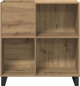 vidaXL Ντουλάπι δίσκων βινυλίου artisan δρυς 84,5 x 38 x 89 εκ