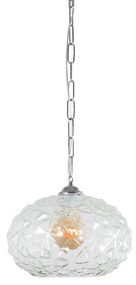 Φωτιστικό Οροφής 877-30 CHLOE Φ30, TRASPARENT GLASS PENDANT E1 - 51W - 100W - 77-4379