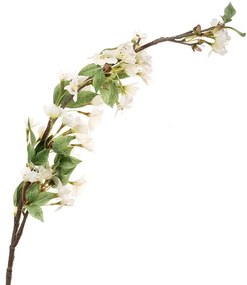 Artekko Τεχνητό Διακοσμητικό Κλαδί με Λευκά Άνθη Κερασιάς 105cm