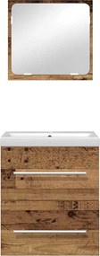 vidaXL Σετ Επίπλων Μπάνιου 2 pcs Παλιό Ξύλο Επεξεργασμένο ξύλο